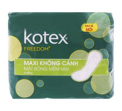 Băng Vệ Sinh Kotex Freedom không cánh ( gói 8 miếng ) Bao 48 gói